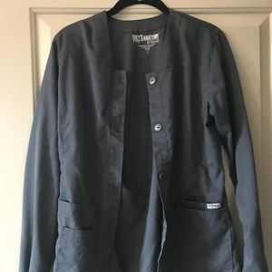 Greys anatomy lab coat in dark gray